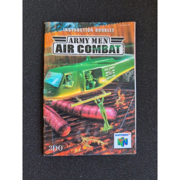 Army Men Air Combat N64 Instruction Manual - Picture 1 of 3